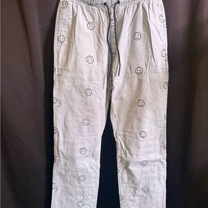 American Stitch Light Gray Smiley Joggers